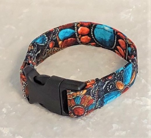 Autumn Jewels Fabric Bracelet