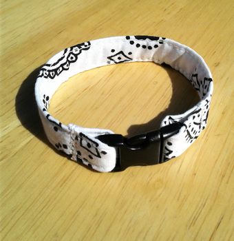 White Bandana Bracelet